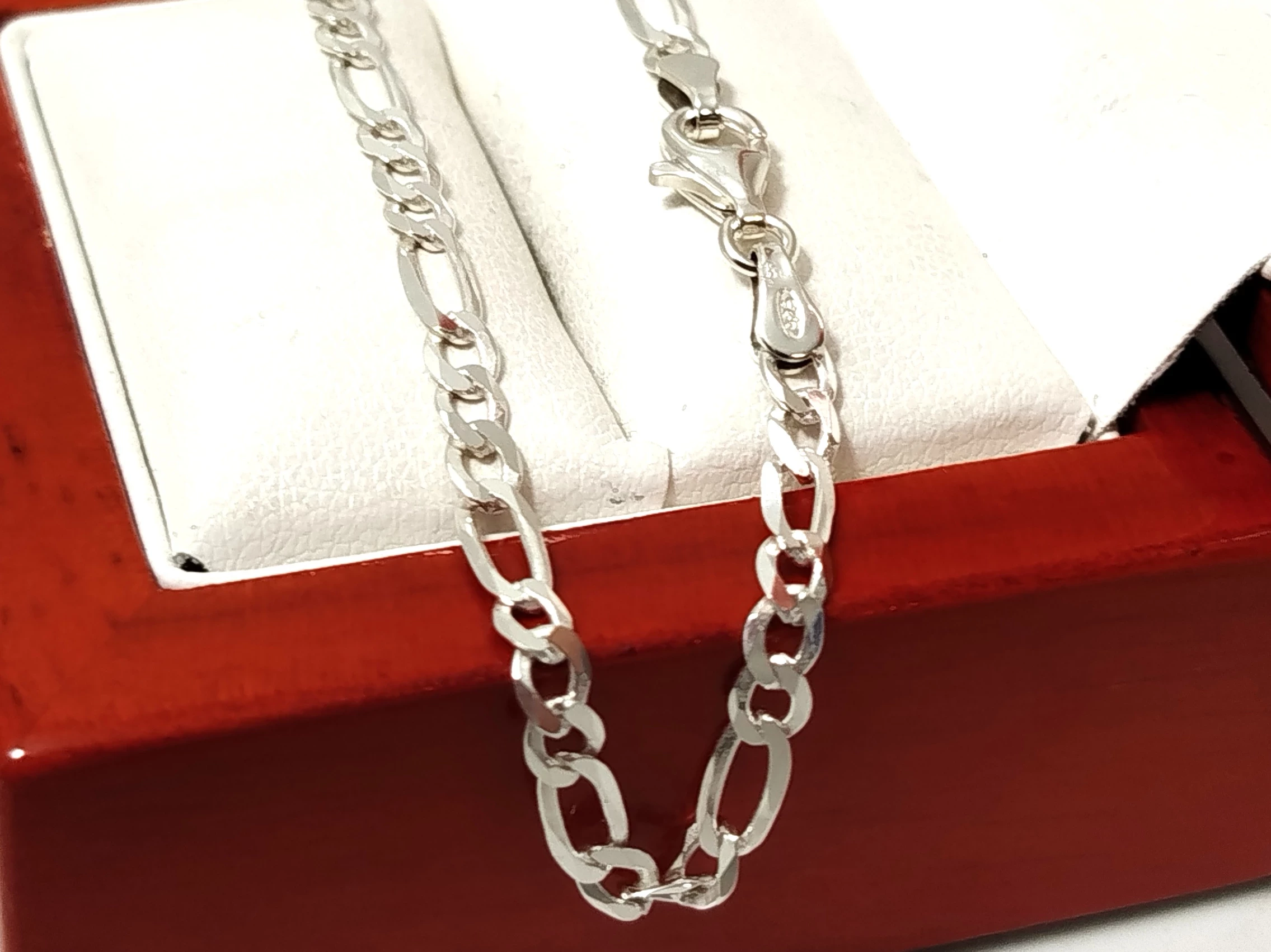 delikatna-srebrna-bransoletka-figaro-260g-925-stan-11323-238058