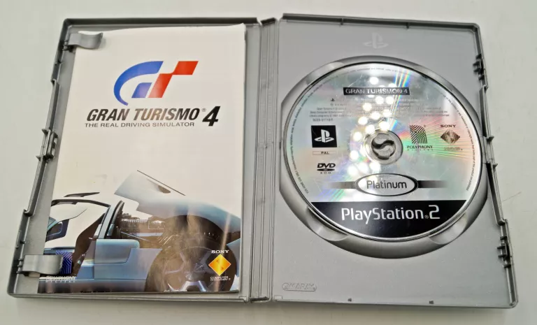 PS2 GRAN TURSIMO 4 THE REAL DRIVING SIMULATOR PLATYNA POLSKA DYSTRYBUCJA