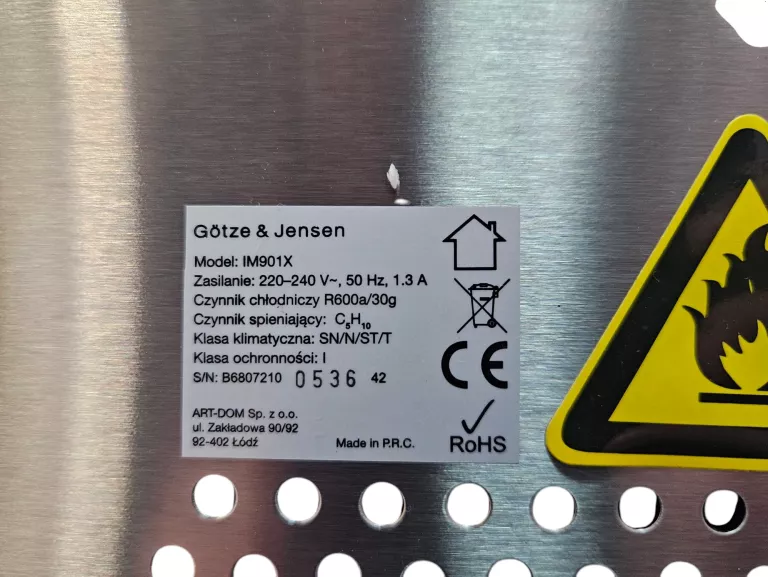 KOSTKARKA DO LODU GÖTZE & JENSEN IM901X
