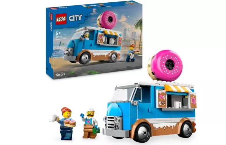 LEGO CITY 60452 MIASTO 60452 CIĘŻARÓWKA Z PĄCZKAMI