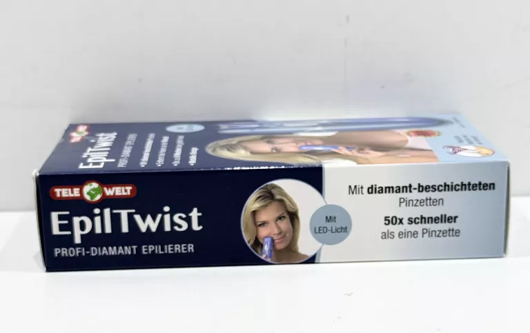 PRECYZYJNY DEPILATOR DIAMENTOWY RELAXVITAL EPIL TWIST LED