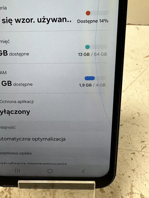 TELEFON SAMSUNG GALAXY A14 4/64GB PĘKNIĘTY EKRAN