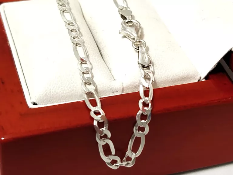 delikatna-srebrna-bransoletka-figaro-260g-925-stan-11323-238058