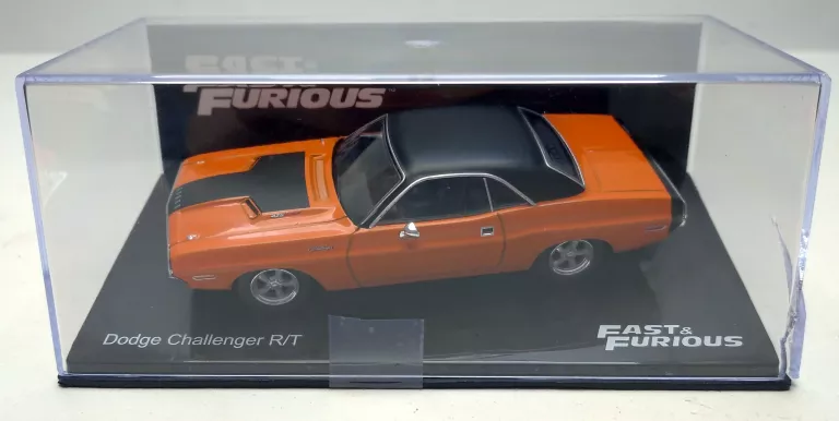 ZABAWKA KOLEKCJONERSKA FAST & FURIOUS DODGE CHALLENGER R/T