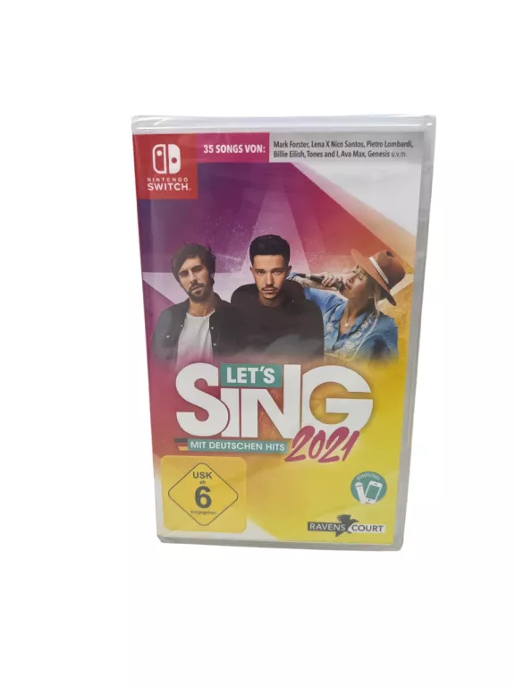 LET'S SING 2021 NINTENDO SWITCH / ZAFOLIOWANA