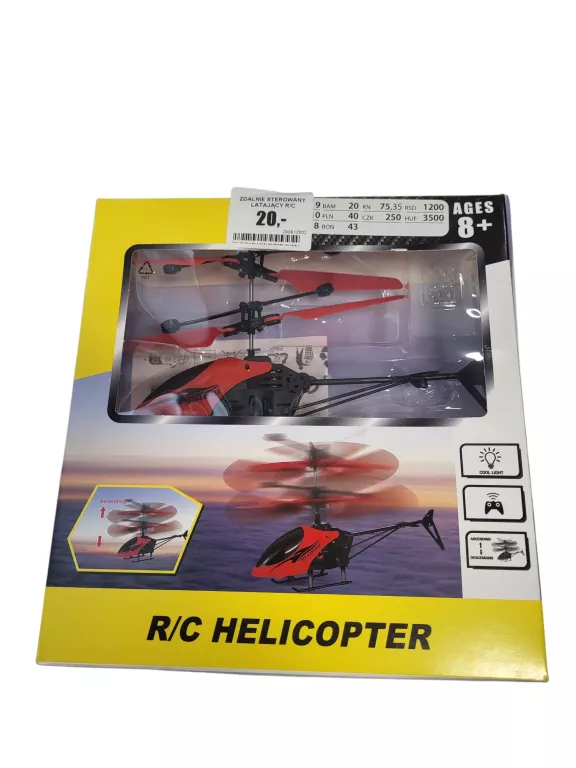 ZDALNIE STEROWANY LATAJĄCY R/C HELICOPTER 8+