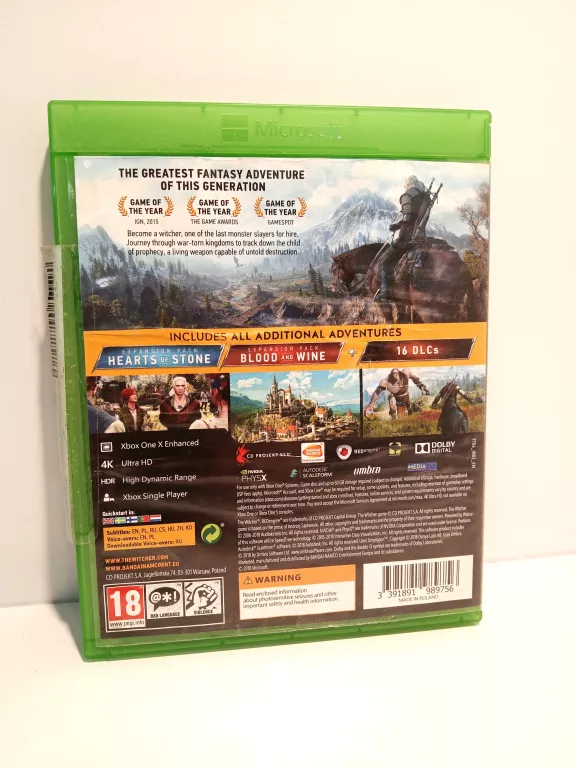 GRA NA XBOX ONE THE WITCHER III WILD HUNT