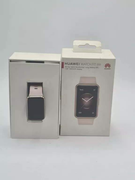SMARTWATCH HUAWEI WATCH FIT RÓŻOWY KOMPLET