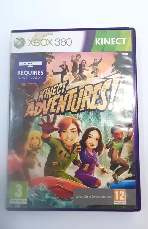 GRA XBOX 360 KINEKT ADVENTURES - NIE SPRAWNA