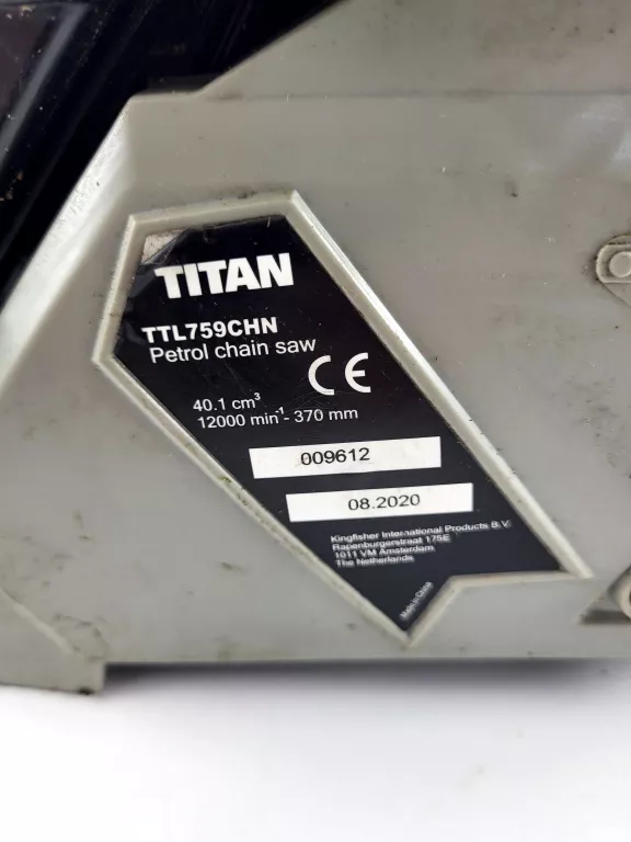 PIŁA SPALINOWA TITAN TTL759CHN BEZ PROWADNICY + TORBA