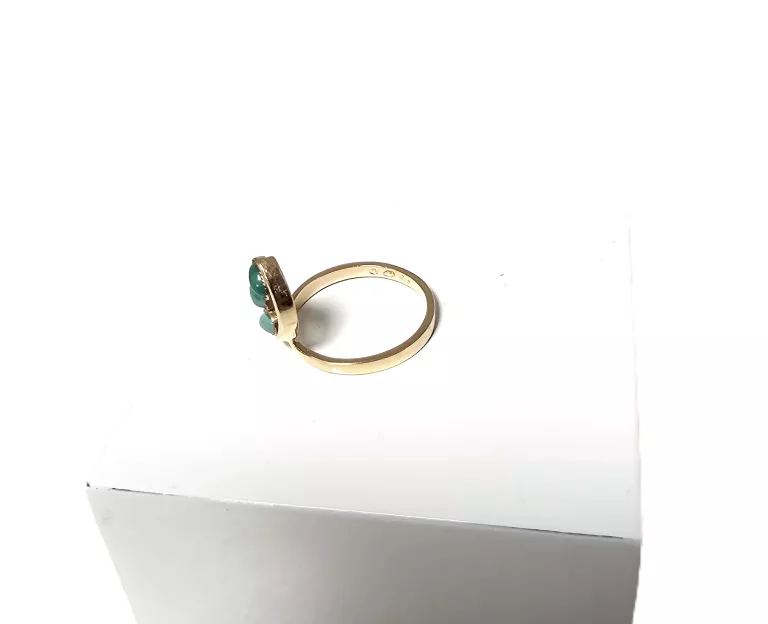 PIĘKNY STARY PIERŚCIONEK 585 14CT