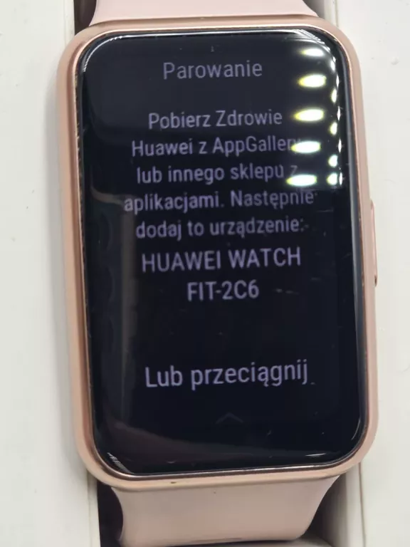 SMARTWATCH HUAWEI WATCH FIT RÓŻOWY KOMPLET