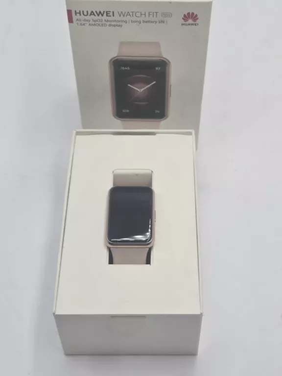 SMARTWATCH HUAWEI WATCH FIT RÓŻOWY KOMPLET