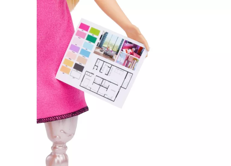 BARBIE KARIERA LALKA PROJEKTANTKA WNĘTRZ HCN12