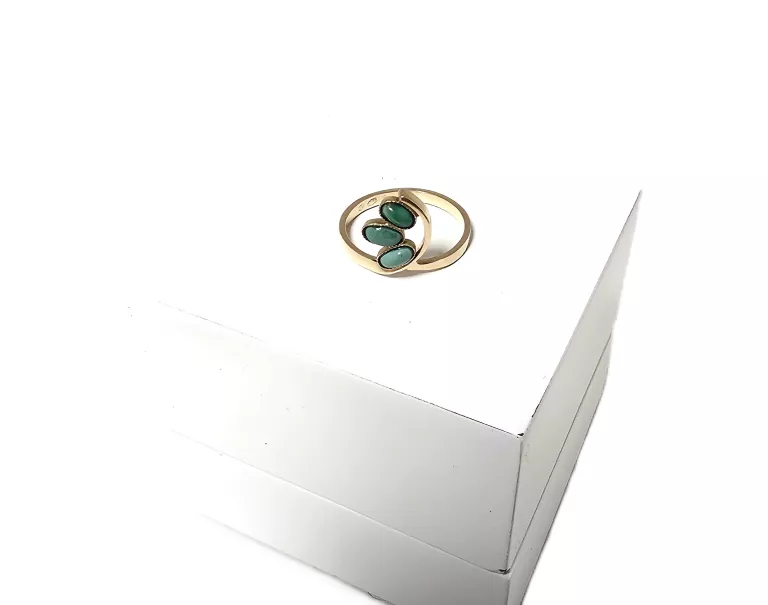 PIĘKNY STARY PIERŚCIONEK 585 14CT