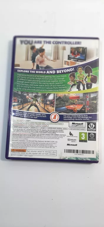 GRA XBOX 360 KINEKT ADVENTURES - NIE SPRAWNA