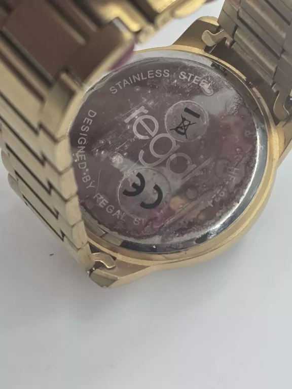 ZEGAREK MĘSKI REGAL 1839 ZŁOTY BRANSOLETA