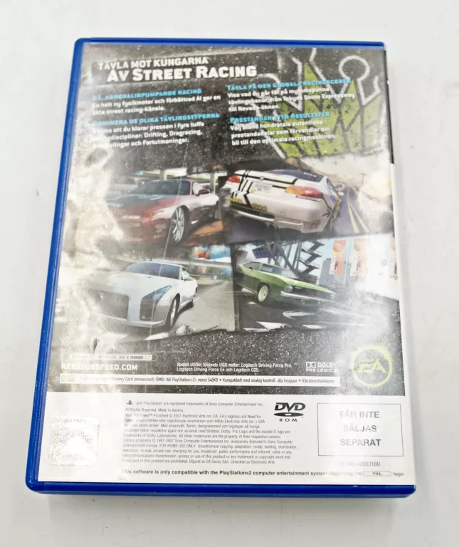 GRA PS2 NEED FOR SPEED PROSTREET