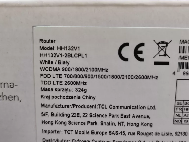 ROUTER TCL HH132V1 HH132 LTE CAT 13 OKAZJA!