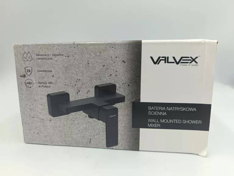 BATERIA PRYSZNICOWA VALVEX HARRIS CZARNA