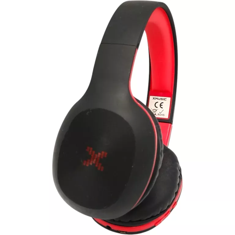 SŁUCHAWKI BEZPRZEWODOWE BLUETOOTH 5.0 NAUSZNE XMUSIC BTH105R DO 10H PRACY
