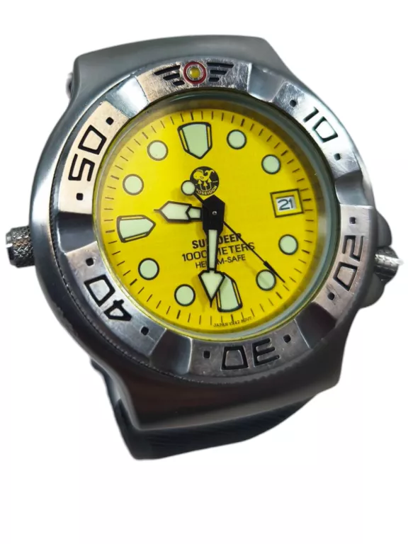 ZEGAREK NURKOWY POSEIDON PROFESSIONAL SUB-DEEP 1000M HELIUM-SAFE
