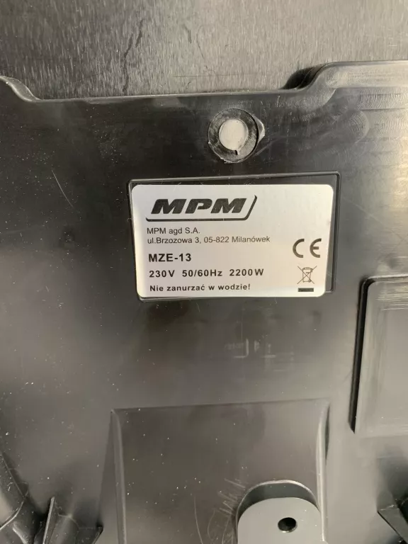 ŻELAZKO PAROWE MPM MZE-13
