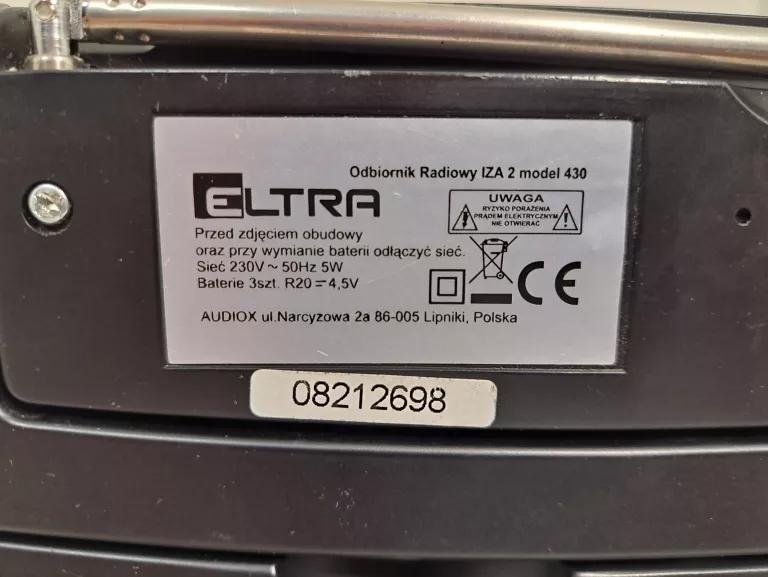 RADIO ELTRA IZA 2 MODEL 430