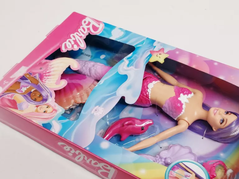 LALKA BARBIE MALIBU SYRENKA ZMIANA KOLORU HRP97