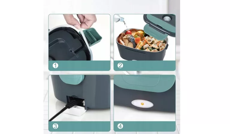 LUNCHBOX ELEKTRYCZNY PODGRZEWANY POJEMNIK NA ŻYWNOŚĆ LUNCH BOX TERMICZNY