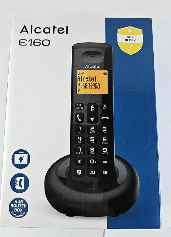 TELEFON STACJONARNY ALCATEL E160 KOMPLET