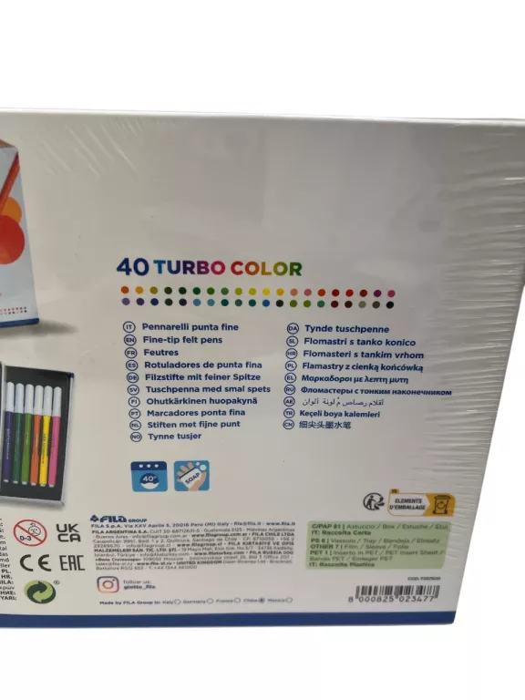 KREDKI PASTELOWE GIOTTO STILNOVO 50/40 FLAMASTRÓW