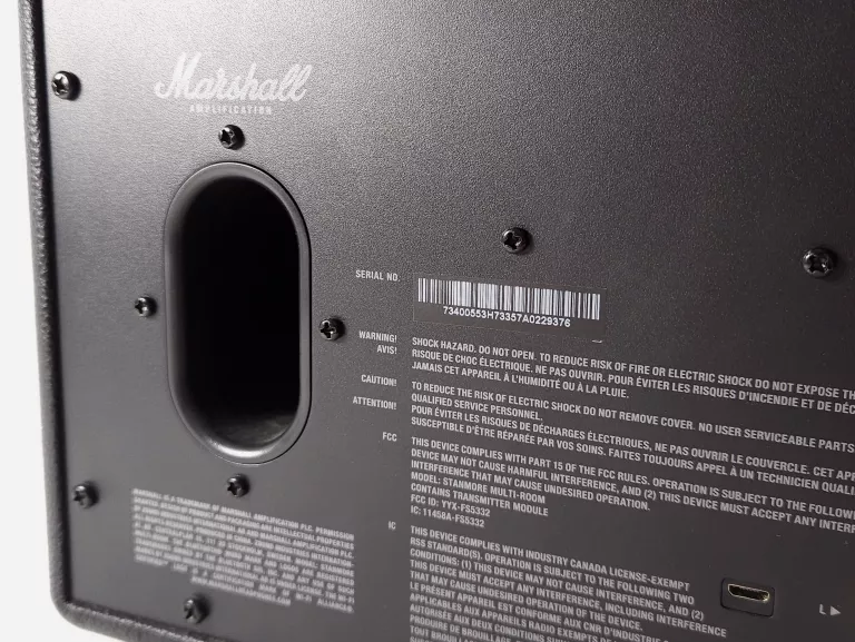 GŁOŚNIK BLUETOOTH BEZPRZEWODOWY MARSHALL STANMORE MULTI ROOM SPEAKER