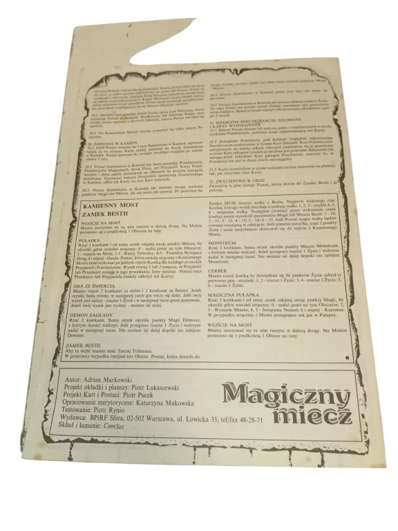 MAGICZNY MIECZ SFERA UNIKAT