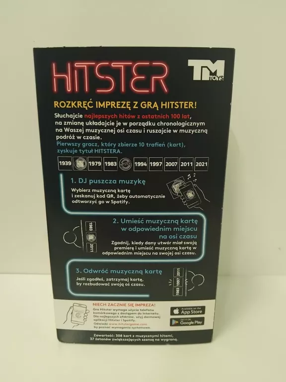 TM TOYS - HITSTER GRA MUZYCZNA JUM0434