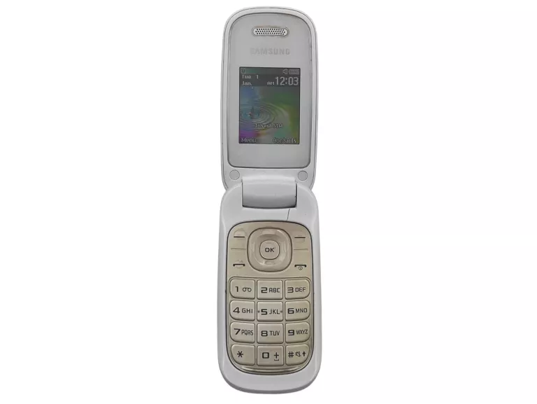 TELEFON Z KLAPKĄ SAMSUNG GT-E1270 1.8" 32 MB 800 MAH BIAŁY
