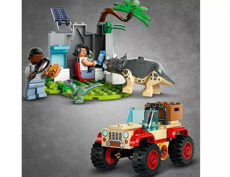 LEGO JURASSIC WORLD 76963 CENTRUM RATOWANIA MAŁYCH DINOZAURÓW