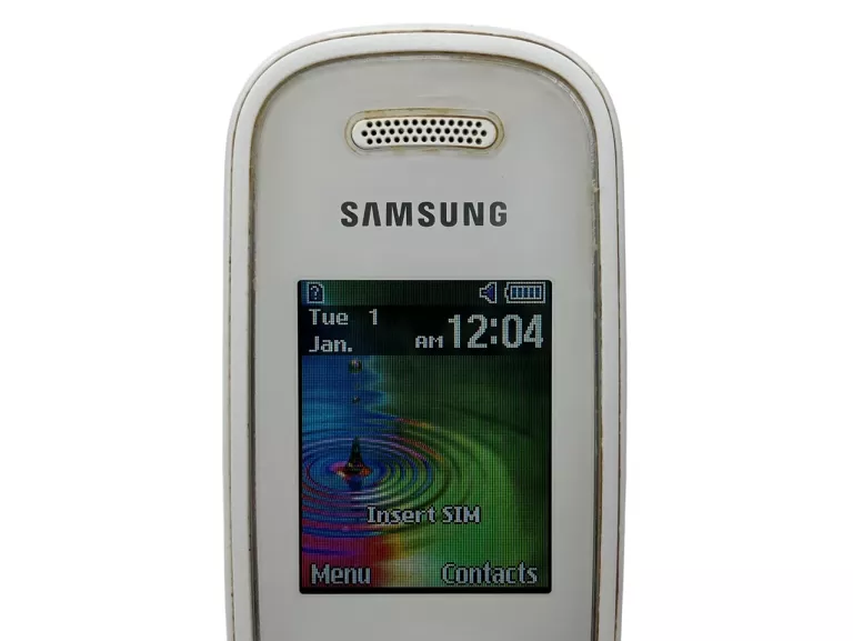TELEFON Z KLAPKĄ SAMSUNG GT-E1270 1.8" 32 MB 800 MAH BIAŁY