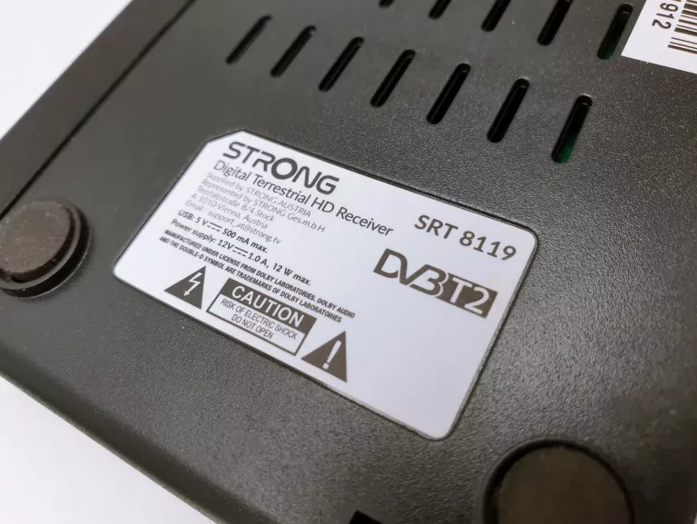 DEKODER STRONG SRT 8119 DVB-T2, H.265/HEVC