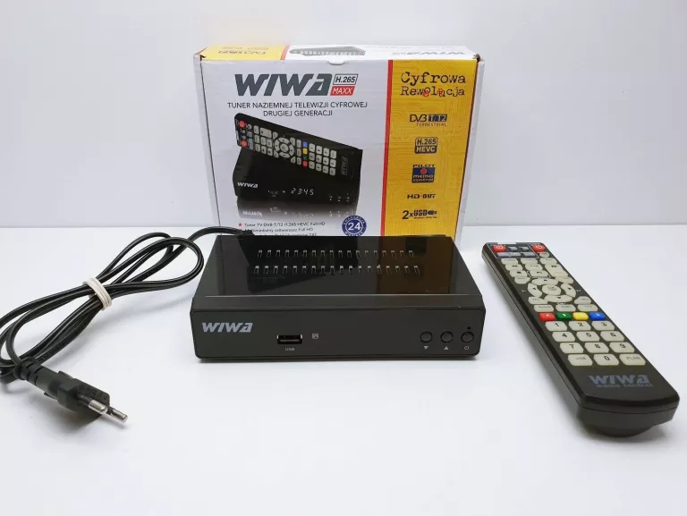 DEKODER WIWA H.265 MAXX DVB-T/DVB-T2 H.265/HEVC FHD