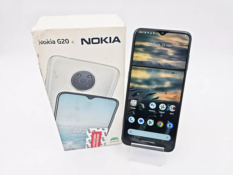 TELEFON NOKIA G20 4/64GB KOMPLET (OPIS)
