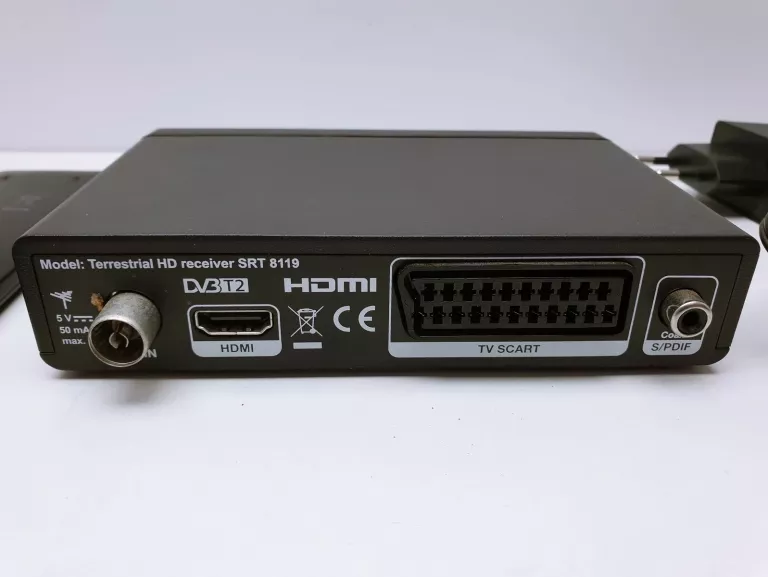DEKODER STRONG SRT 8119 DVB-T2, H.265/HEVC