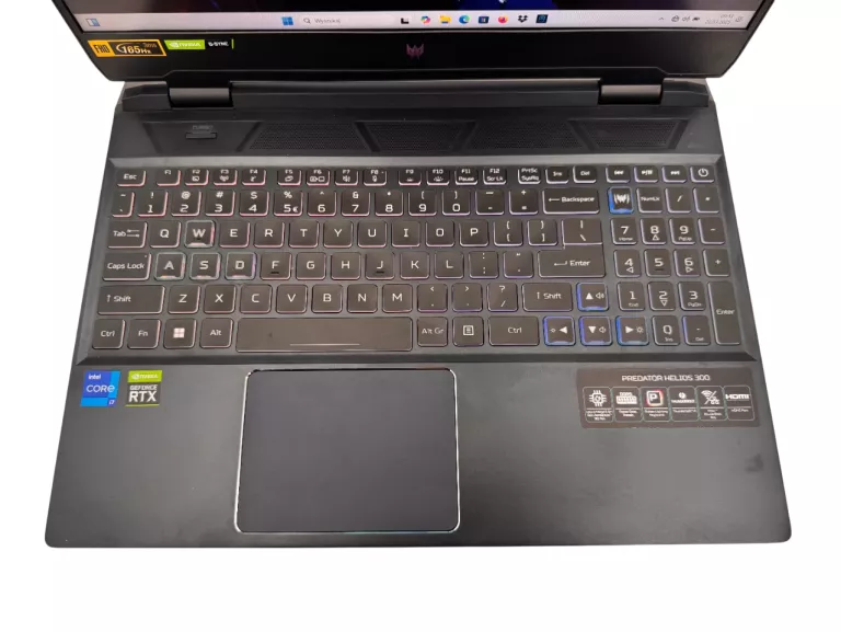 LAPTOP ACER PREDATOR HELIOS 300 15,6" I7-12700H 16/512GB NVIDIA RTX 3060