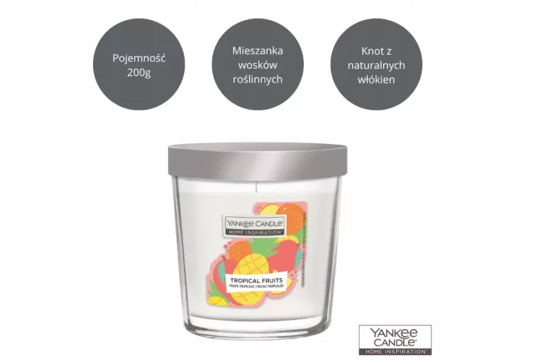 TROPICAL FRUITS HOME INSPIRATION YANKEE CANDLE