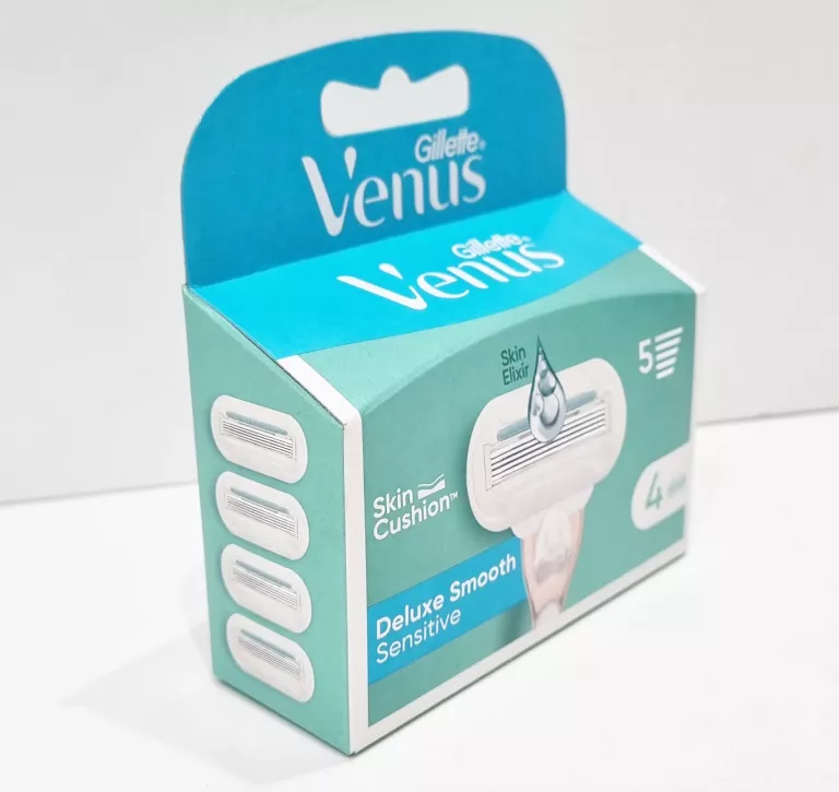 VENUS DELUXE SMOOTH SENSITIVE, 4 WKŁADY DO MASZYNKI