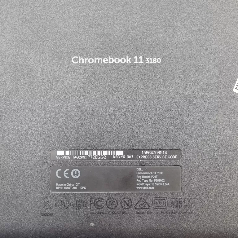 LAPTOP DELL CHROMEBOOK 11 3180 11.6 P26T POLECAM!