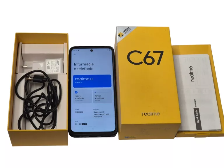 TELEFON REALME C67 8GB / 256GB PUD  NIE BRANY W SIECI