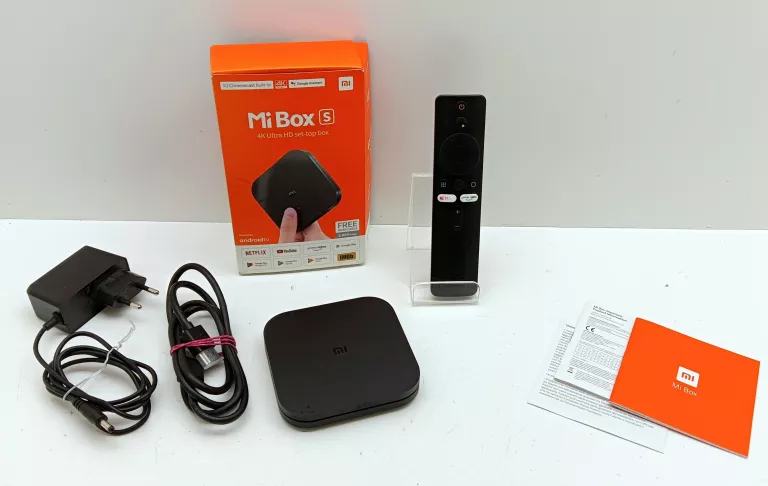ODTWARZACZ ANDROID TV XIAOMI MI BOX S 4K MDZ-22-AB KOMPLET