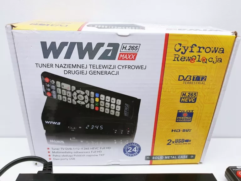 DEKODER WIWA H.265 MAXX DVB-T/DVB-T2 H.265/HEVC FHD