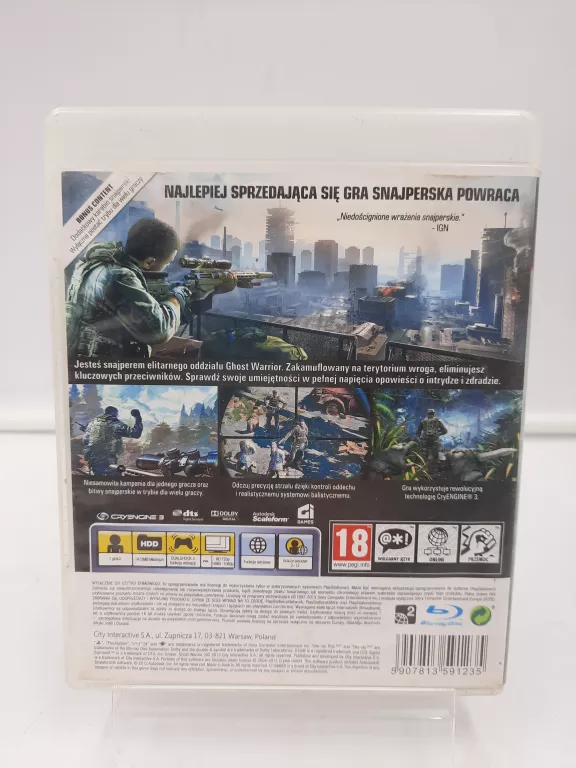 GRA PS3 SNIPER GHOST WARRIOR 2 / BLES 01527 / *OKAZJA*